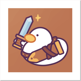 Swordsman? No, Swordsduck! Posters and Art